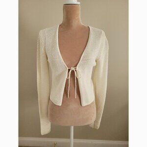 Frame Denim Light Ivory Cardigan